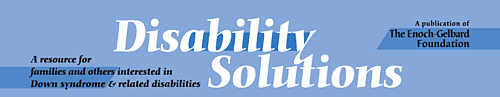 Newsletter identity  design: Disability Solutions