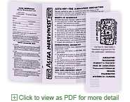 Brochure for No.10 envelope, click for PDF