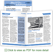 Newsletter template with dummy contents, click for PDF